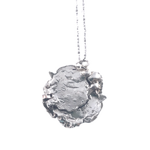 Load image into Gallery viewer, Small Flower Necklace, Harmony Botanical Series, Sterling Silver, 8 mm center Inter Changeable Stone H001
