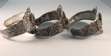 Load image into Gallery viewer, Sterling Silver Cuff with Interchangeable Center 12mm Stone, Harmony Mandala Series