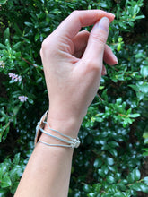 Load image into Gallery viewer, Sterling Silver Cuff, Harmony Mandala Series,with Inter changeable Center 12mm Stone