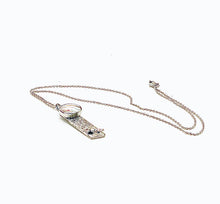 Load image into Gallery viewer, Mother of Pearl, Sterling Silver and 22K Gold Pendant Necklace