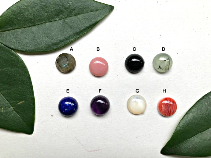 12 mm Round Cabochons ,Harmony Collection for use with interchangeable jewelry and Custom Orders